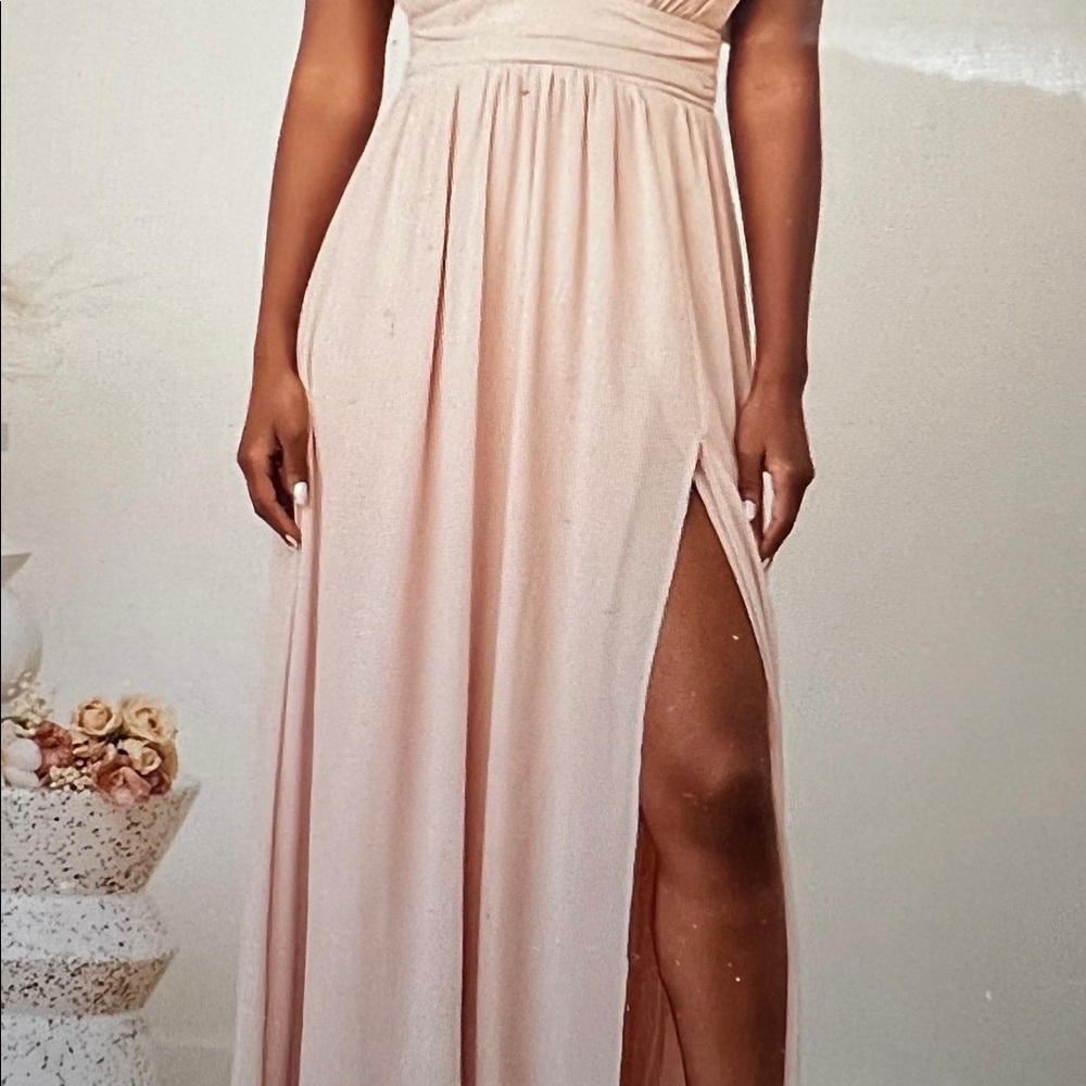 Womens blush gown